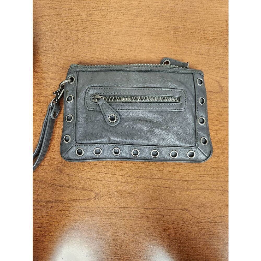 Converse grey Y2K  Wristlet Purse Bag Imperfections See Photos